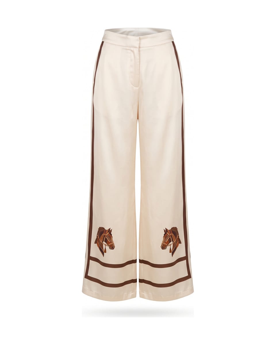 Ensemble équestre, ivoire, pantalon seul sur fond blanc